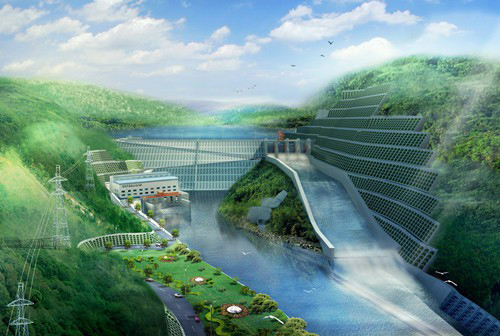 工农老挝南塔河1号水电站项目
